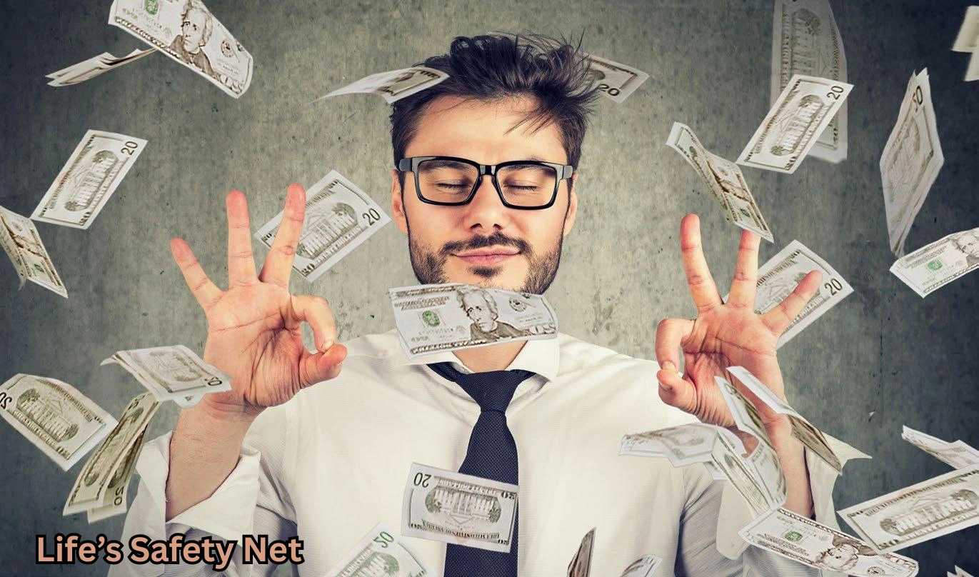 life safety net concept representing financial security, family protection, insurance coverage, and peace of mind