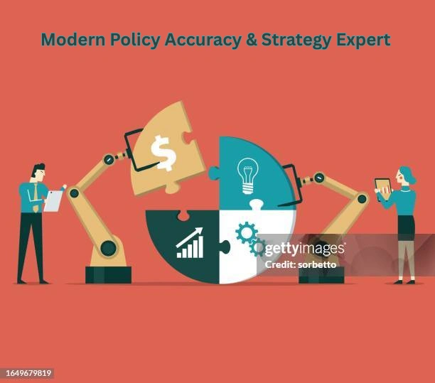 Professional policy accuracy and strategy expert analyzing documents with digital tools to design smarter, precision-driven coverage.