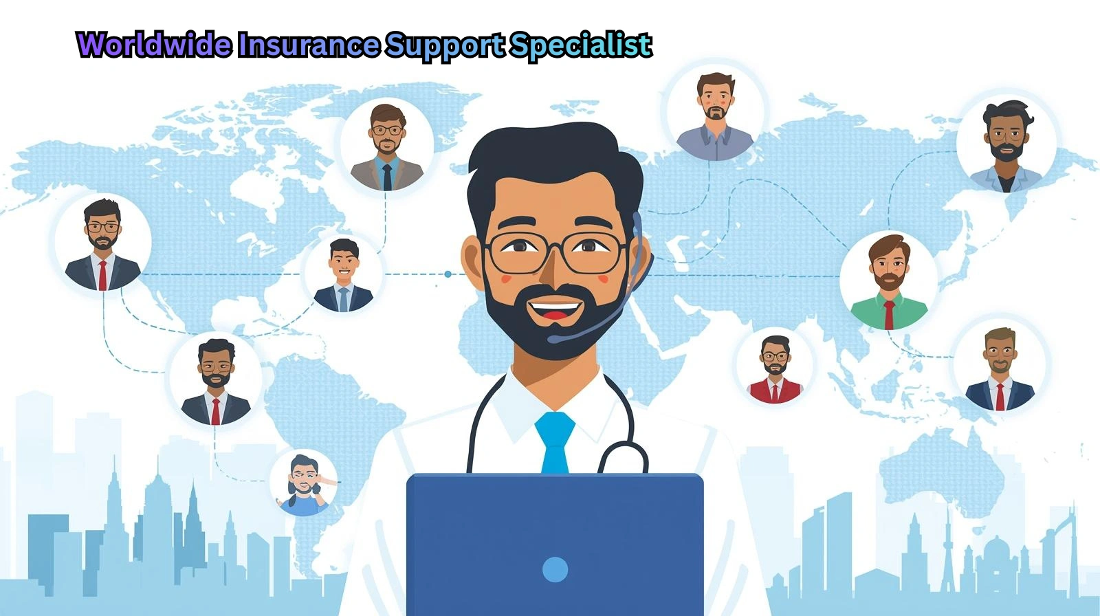 “Worldwide Insurance Support Specialist guiding clients with global insurance solutions across multiple countries.”