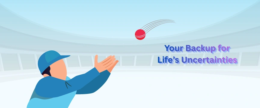 family supported by a safety net protecting them from life’s uncertainties